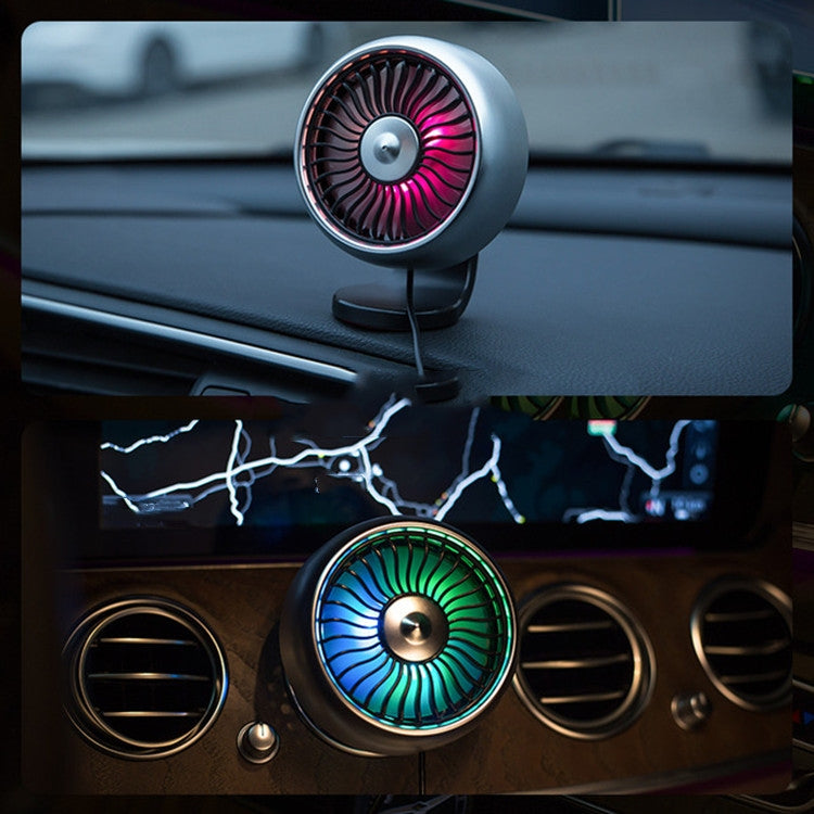 Automobile Multi-function Electric Fan Car Air Outlet USB Interface Mini Fan