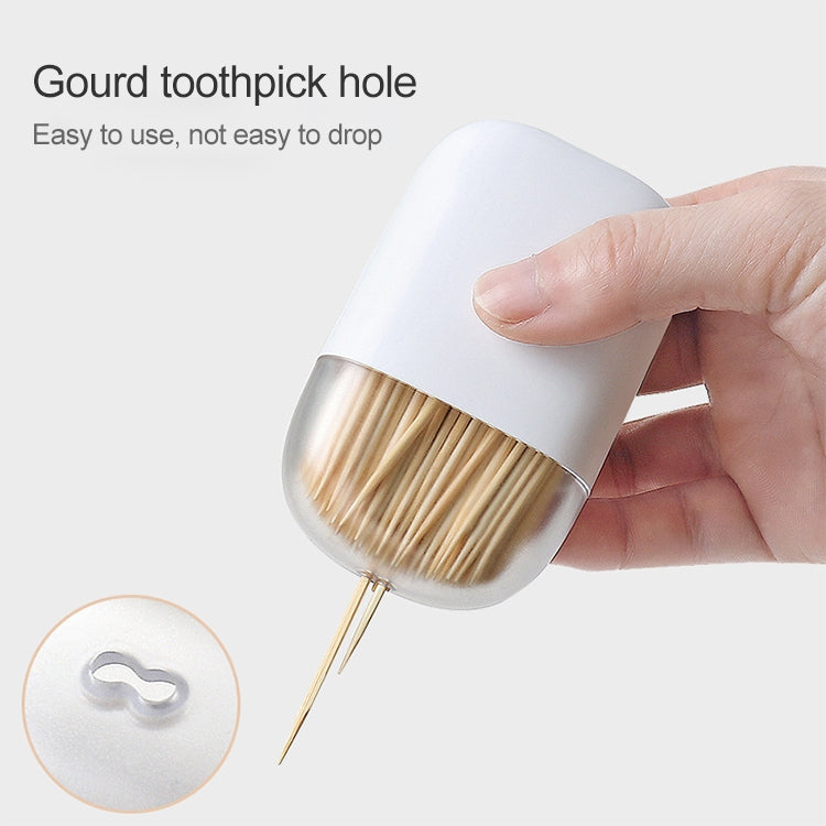 Magnetic Toothpick Holder Container Portable Toothpick Box Refrigerator Microwave Oven Household Table Toothpick Dispenser(White)