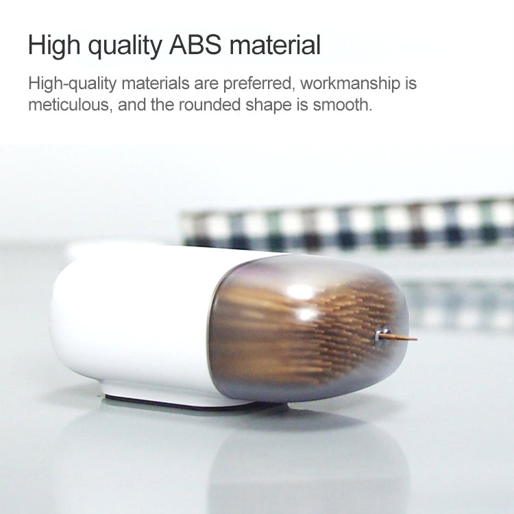 Magnetic Toothpick Holder Container Portable Toothpick Box Refrigerator Microwave Oven Household Table Toothpick Dispenser(White)