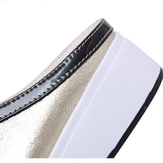 Pointy Slippers Printed Bow-knot Mules Shoes, Shoe Size:34