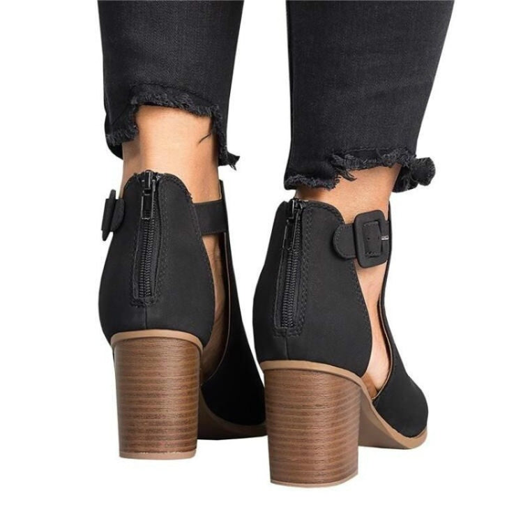 Female Fish Mouth Exposed Toe High-heeled Sandals, Size:37