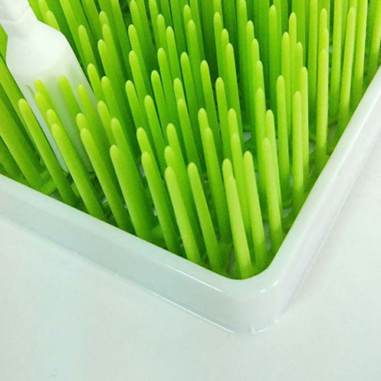 Baby Milk Bottle Cleaning Dryer Drainer With Tray, Specification:Grass Green + Seedling Shelf