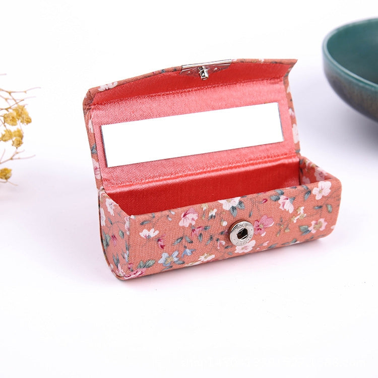 12 PCS Mini with Mirror Portable Makeup Box Lipstick Box
