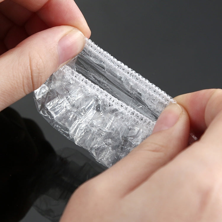 100 PCS Disposable Plastic Waterproof Ear Protector Hairdressing Dye Shield Protection