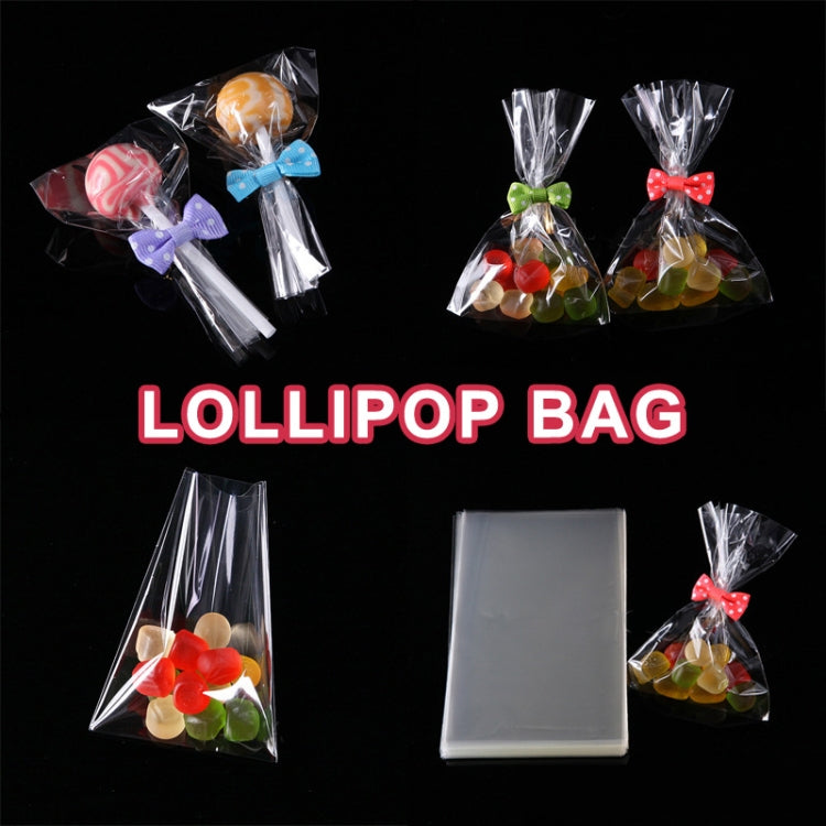 2 Set 100 PCS/Set Gift Lollipop Cookie Bag Packaging Supplies, Specification:6*9 Double Sided 7 Wire