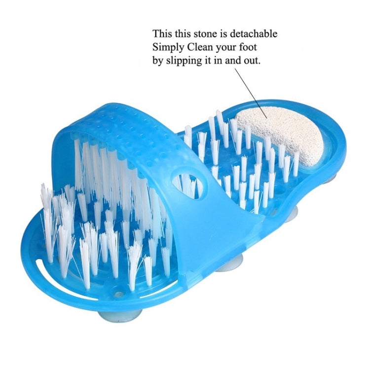 2 PCS Plastic Massage Slippers Bath Shoes Brush Pumice Stone Remove Dead Skin Foot Care Tool