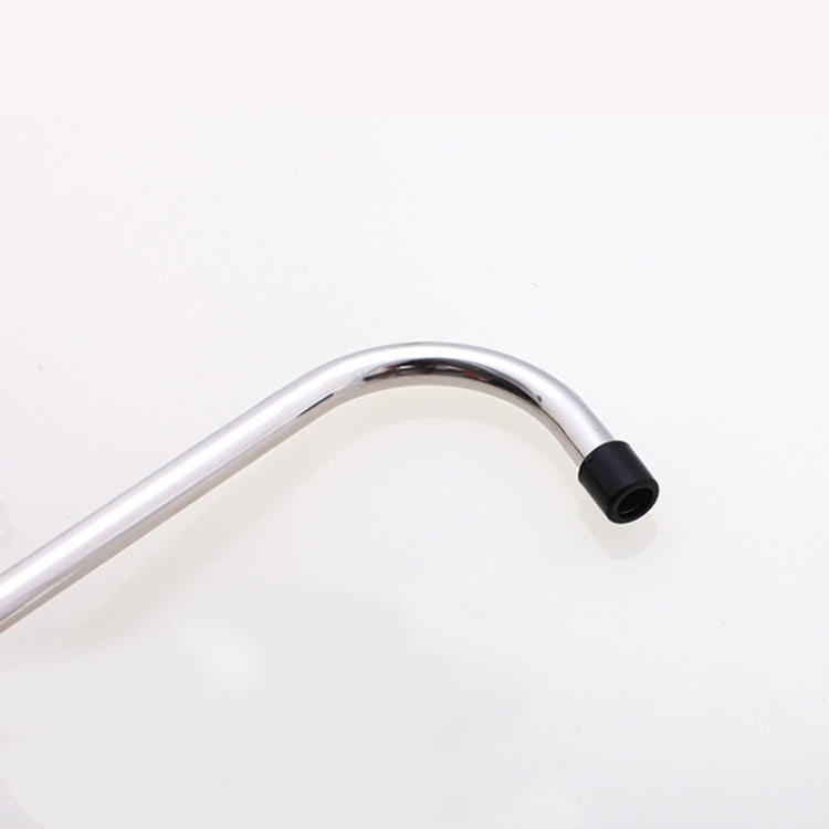 Kitchen Water Purifier Copper Single Cold Basin Gooseneck Shape Faucet(Silver)