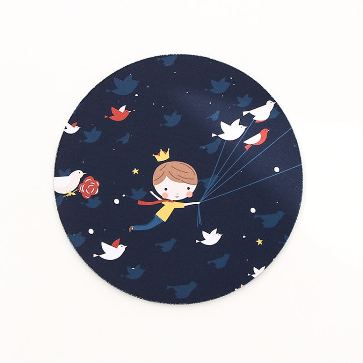 2 PCS 22cm Cute Fruit Series Round Mouse Pad Desk Pad Office Supplies