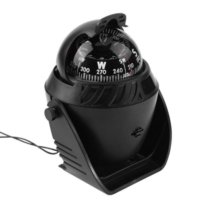 Outdoor Camping Equipment Lighted Car Boat Compass Ball, Random Color Delivery