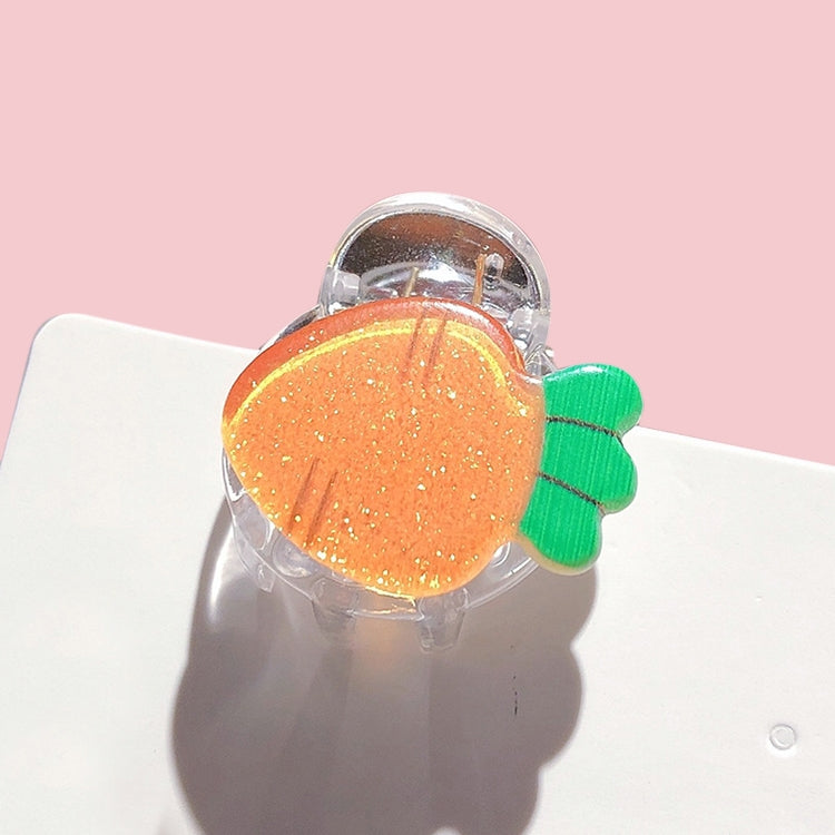 2 PCS Cute Vegetable and Fruit Acrylic Hair Clips
