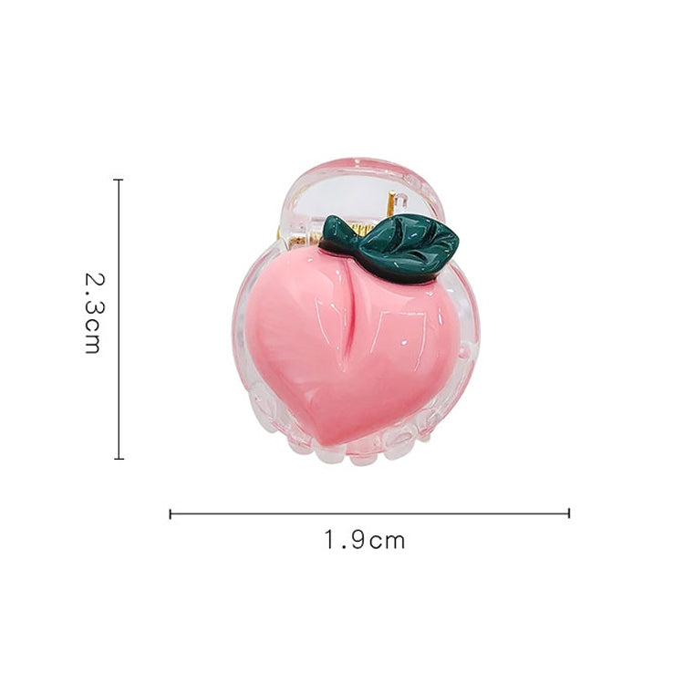 2 PCS Cute Vegetable and Fruit Acrylic Hair Clips