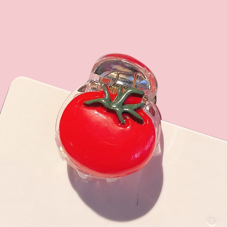 2 PCS Cute Vegetable and Fruit Acrylic Hair Clips