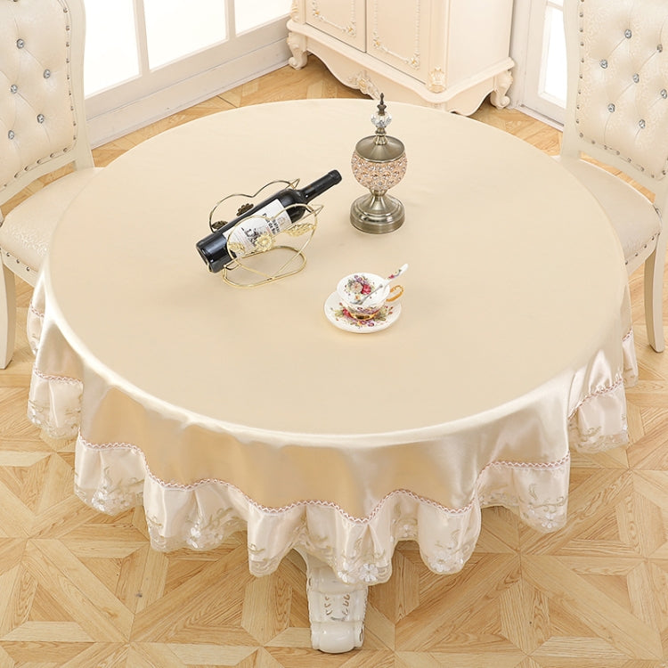 Home Fabric Round Tablecloth Hotel Disposable Anti-scald Table Mats, Size:200cm