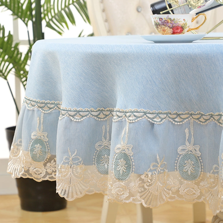 Home Fabric Round Tablecloth Hotel Disposable Anti-scald Table Mats, Size:200cm