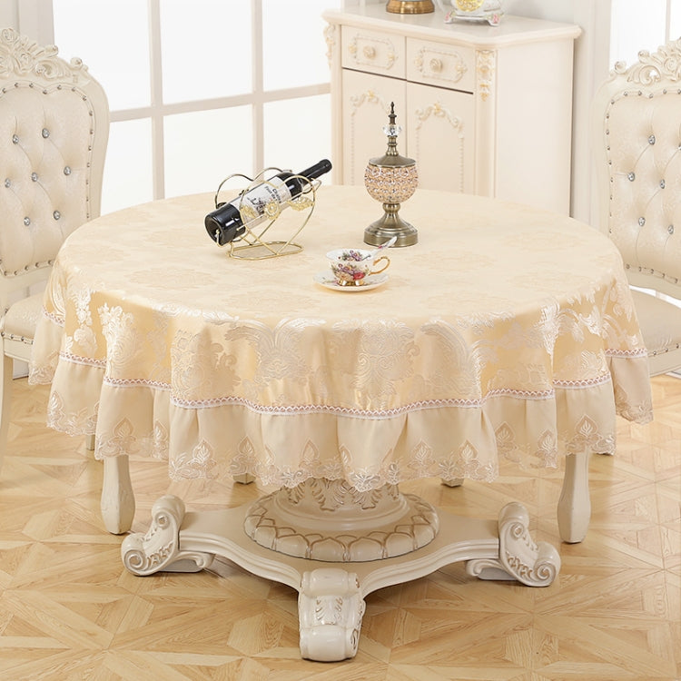 Home Fabric Round Tablecloth Hotel Disposable Anti-scald Table Mats, Size:200cm