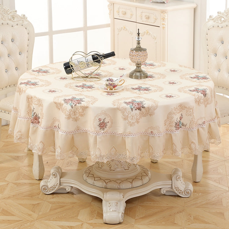 Home Fabric Round Tablecloth Hotel Disposable Anti-scald Table Mats, Size:200cm