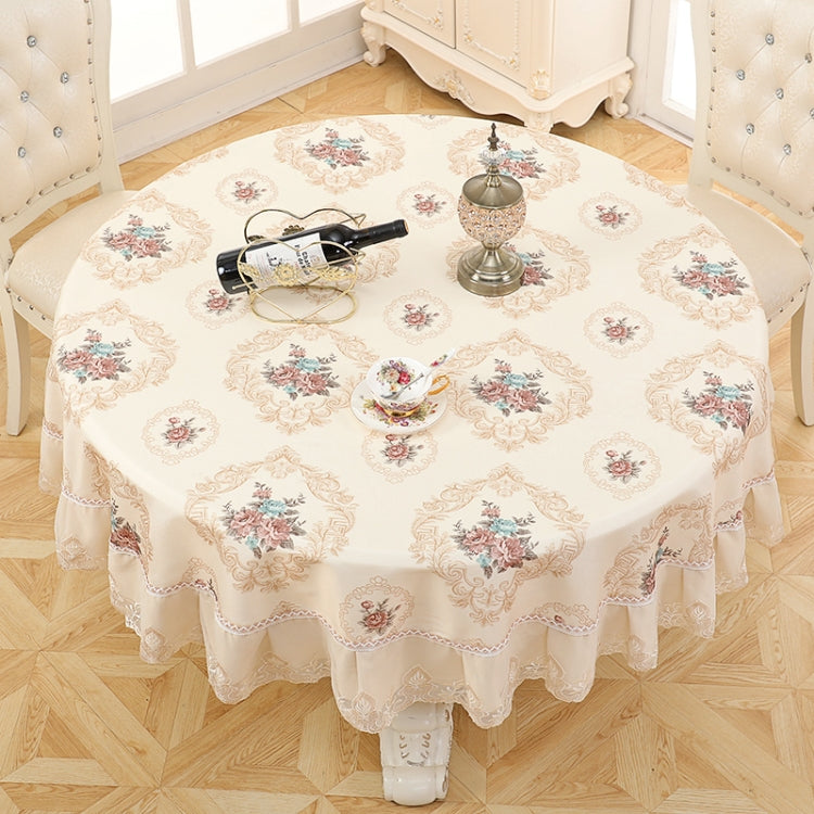 Home Fabric Round Tablecloth Hotel Disposable Anti-scald Table Mats, Size:200cm