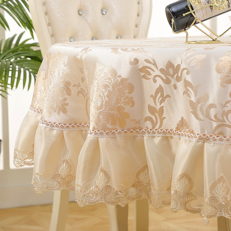 Home Fabric Round Tablecloth Hotel Disposable Anti-scald Table Mats, Size:220cm