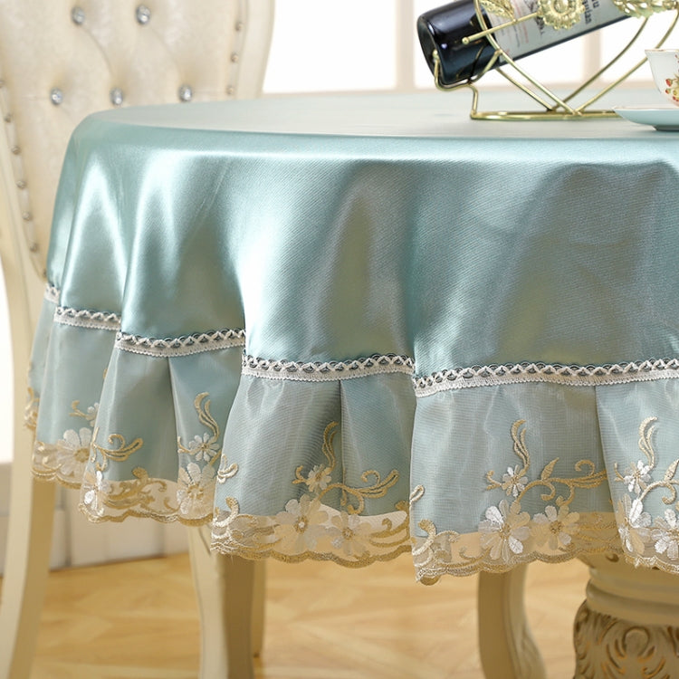Home Fabric Round Tablecloth Hotel Disposable Anti-scald Table Mats, Size:220cm