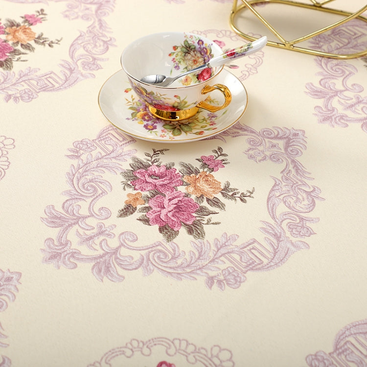 Home Fabric Round Tablecloth Hotel Disposable Anti-scald Table Mats, Size:220cm
