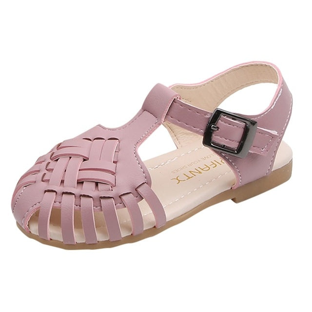 Baby Girls Cute Weaving Dance Princess Sandals Shoes
