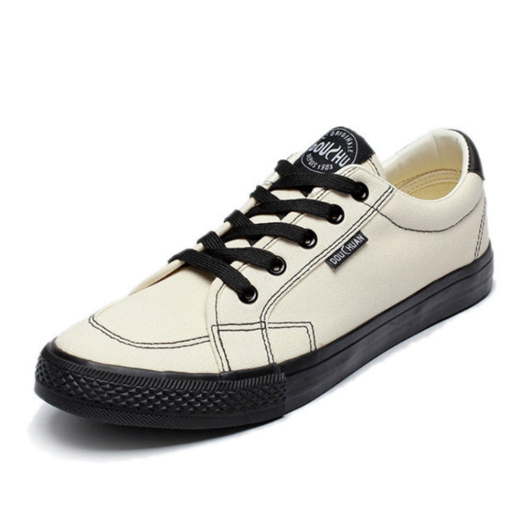 Wild Student Sneakers Trendy Casual Canvas Shoes, Size:43