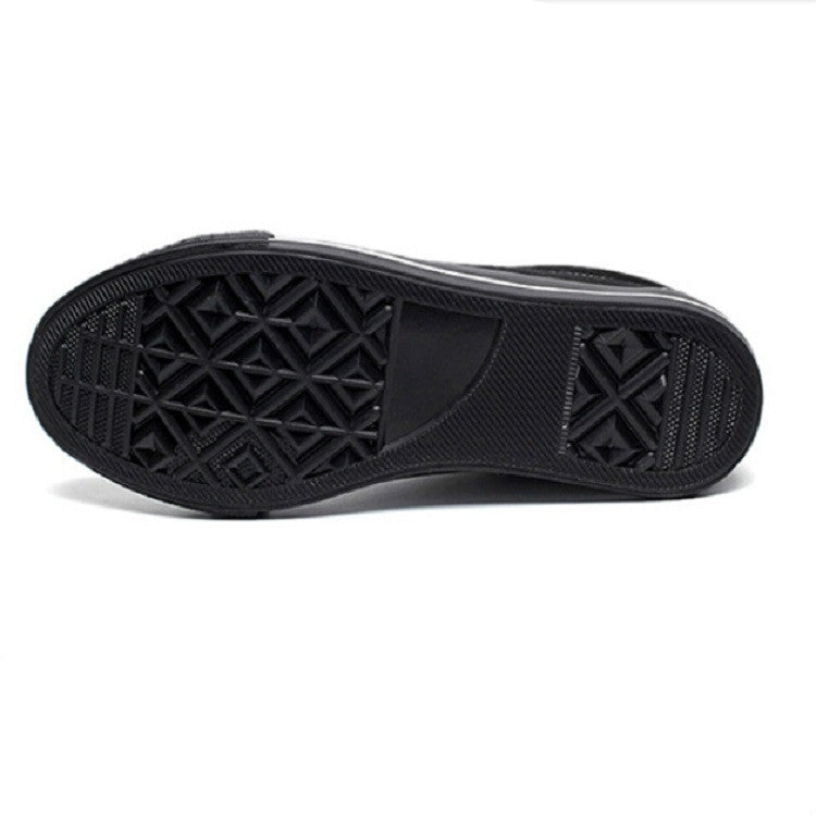 Wild Student Sneakers Trendy Casual Canvas Shoes, Size:43