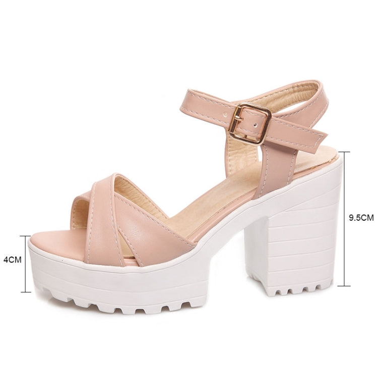 Platform Sandals High Heels Casual Shoes, Shoes Size:44
