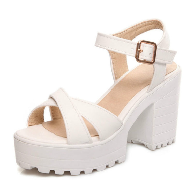 Platform Sandals High Heels Casual Shoes, Shoes Size:44