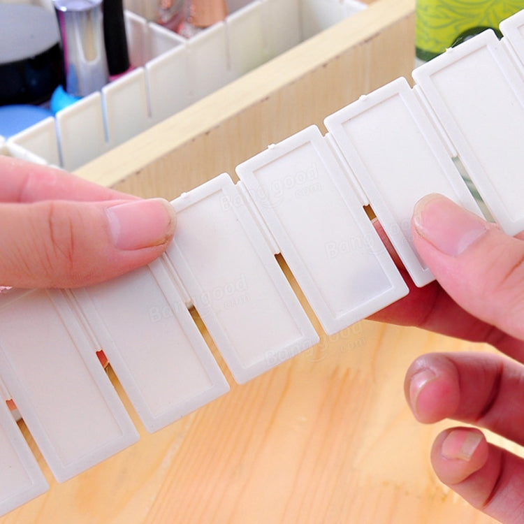 4 PCS 7x43cm S  Heightening and Thickening Multiple Free Combination Plate Cabinet Drawer Partition Board Storage Organizer