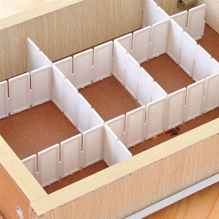 4 PCS 9x43cm M Heightening and Thickening Multiple Free Combination Plate Cabinet Drawer Partition Board Storage Organizer