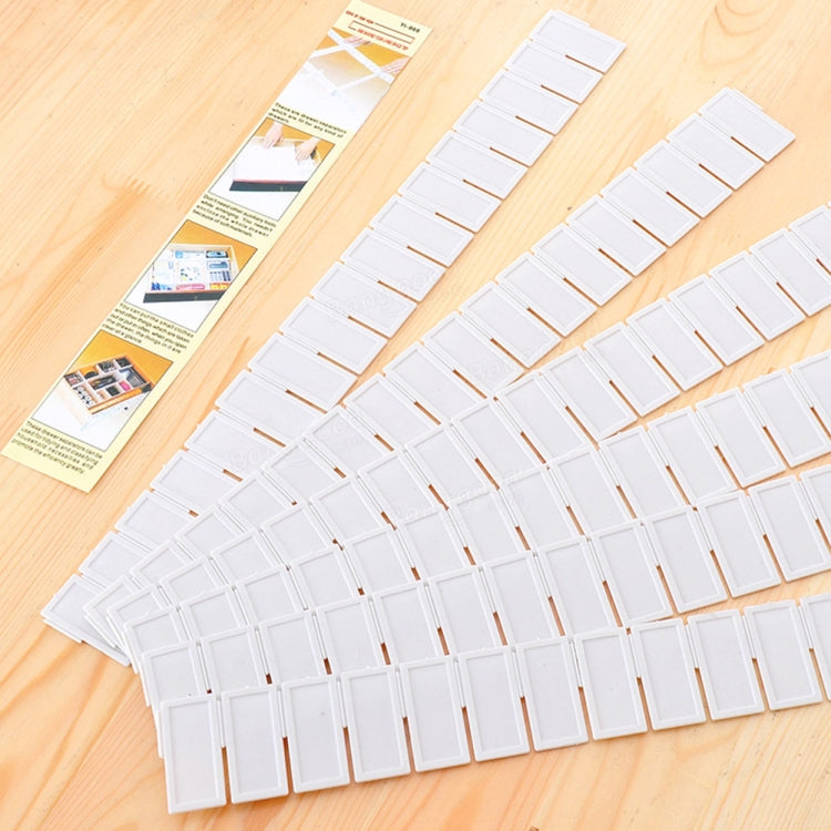 4 PCS 12.7x43cm L Heightening and Thickening Multiple Free Combination Plate Cabinet Drawer Partition Board Storage Organizer