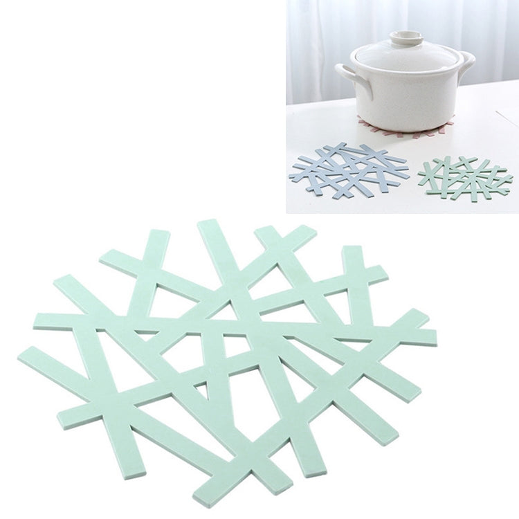 PP Mat Silicone Placemat Coaster Flower Design Kitchen Household Hollow Casserole Pad, Size:S
