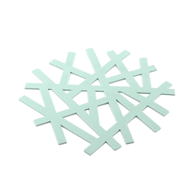 PP Mat Silicone Placemat Coaster Flower Design Kitchen Household Hollow Casserole Pad, Size:M