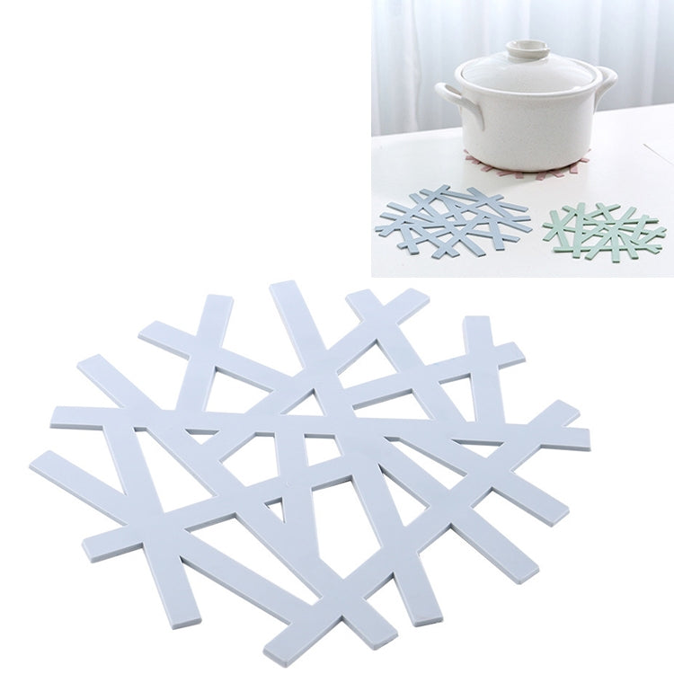 PP Mat Silicone Placemat Coaster Flower Design Kitchen Household Hollow Casserole Pad, Size:M