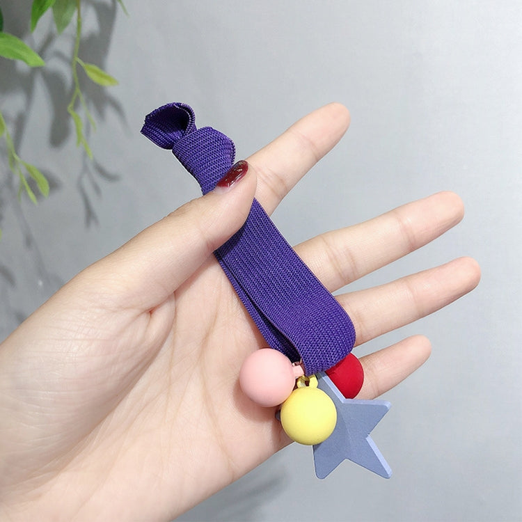 Sweet Stars Heart Ball Elastic Hair Bands Children Cute Ponytail Hair Accessories