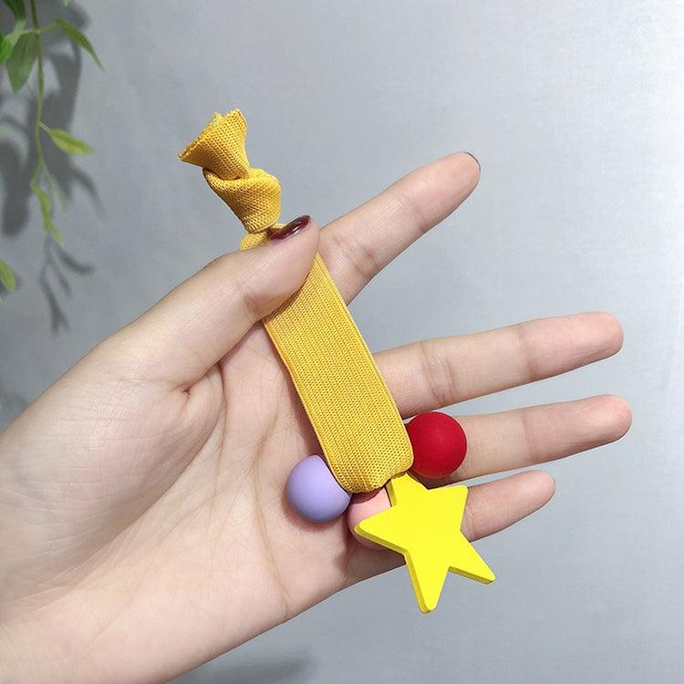 Sweet Stars Heart Ball Elastic Hair Bands Children Cute Ponytail Hair Accessories
