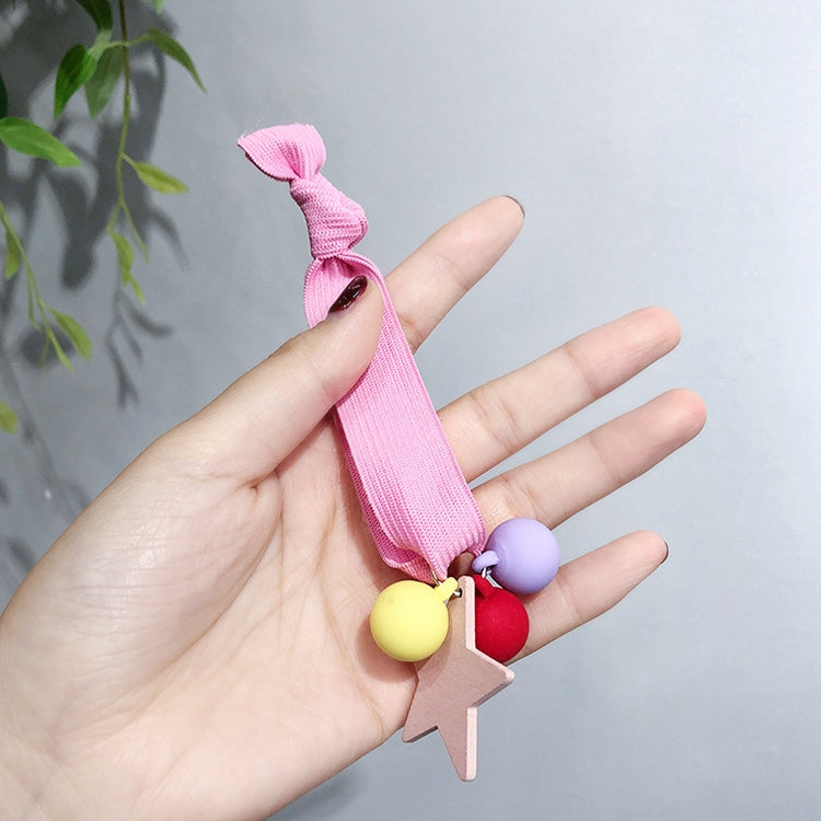 Sweet Stars Heart Ball Elastic Hair Bands Children Cute Ponytail Hair Accessories