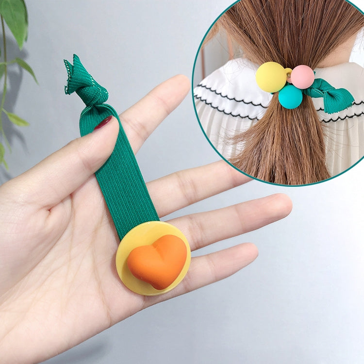 Sweet Stars Heart Ball Elastic Hair Bands Children Cute Ponytail Hair Accessories