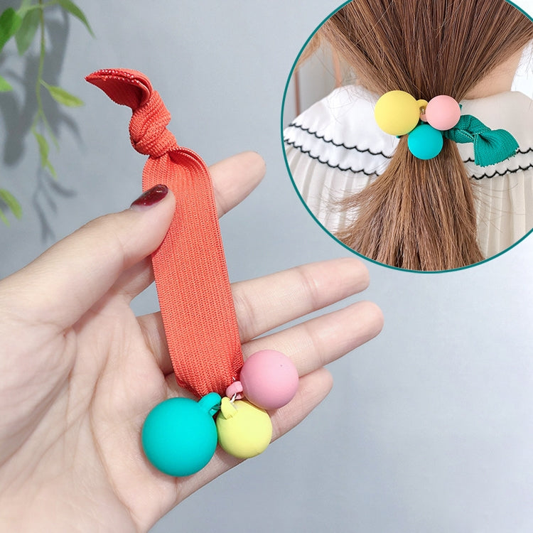 Sweet Stars Heart Ball Elastic Hair Bands Children Cute Ponytail Hair Accessories