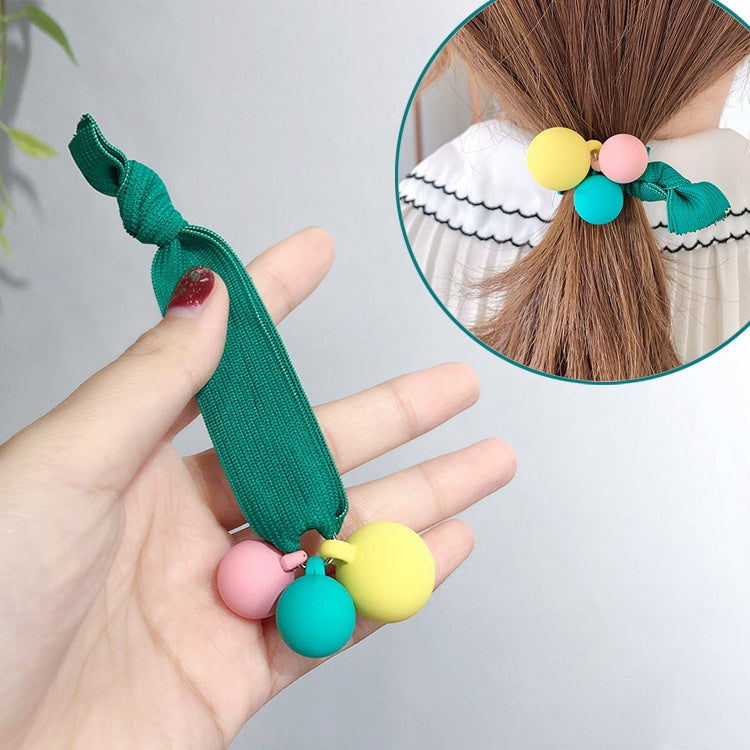 Sweet Stars Heart Ball Elastic Hair Bands Children Cute Ponytail Hair Accessories