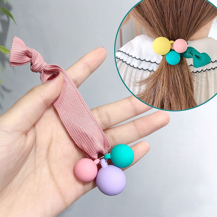 Sweet Stars Heart Ball Elastic Hair Bands Children Cute Ponytail Hair Accessories