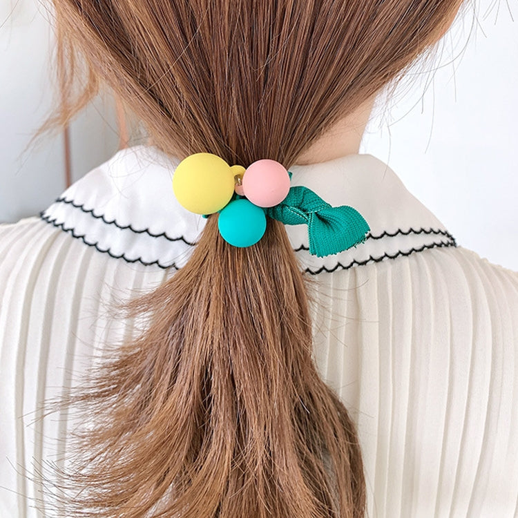 Sweet Stars Heart Ball Elastic Hair Bands Children Cute Ponytail Hair Accessories