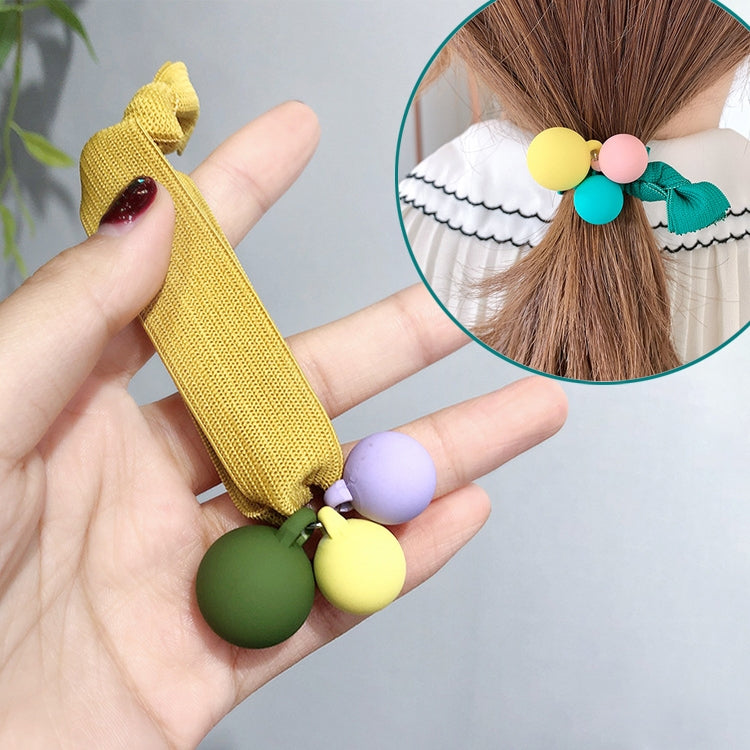 Sweet Stars Heart Ball Elastic Hair Bands Children Cute Ponytail Hair Accessories