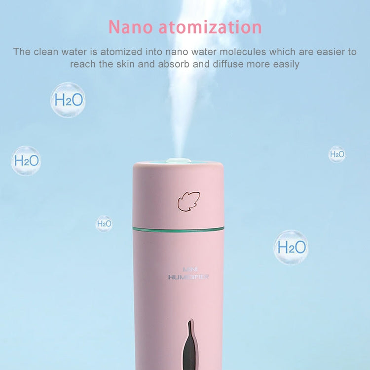 Portable Leaf USB Air Humidifier Atmosphere Lamp Aroma Diffuser Desktop Air Purifier
