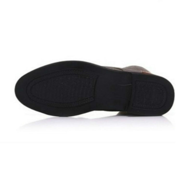 Leisure Round Toes Men Leather Boots Martin Boots, Size:42