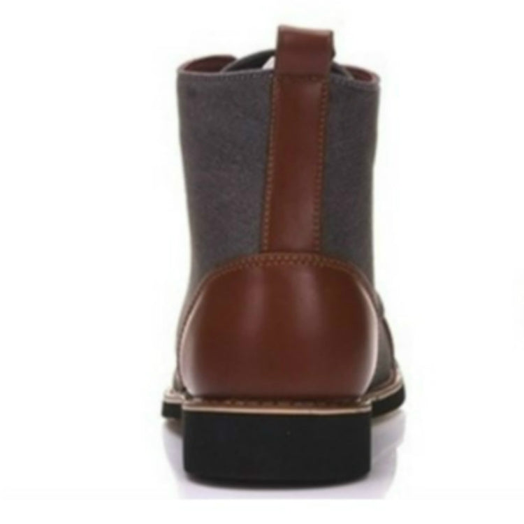 Leisure Round Toes Men Leather Boots Martin Boots, Size:42