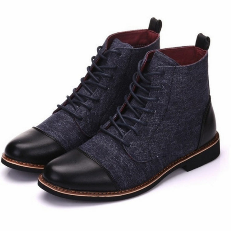 Leisure Round Toes Men Leather Boots Martin Boots, Size:46