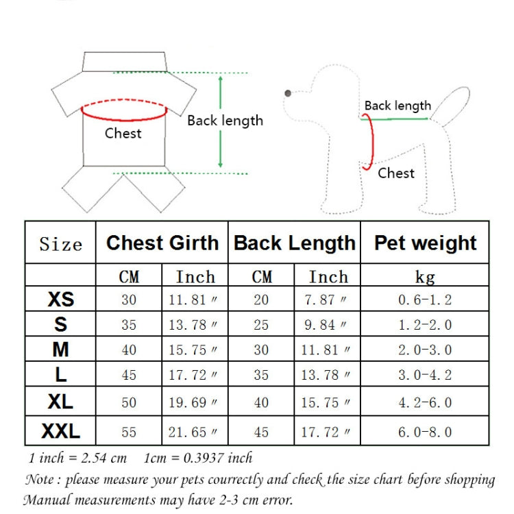 Pet Fruit Print T-Shirt Puppy Dog Cat Cute Fruit Skirt, Size:XS
