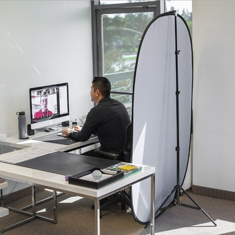 2 PCS Double-sided Cutout Photography Keying Shooting Background Board Mixed Background Cloth, Size:200x150cm, Color:Blue Gray
